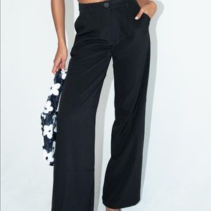 Black Tailored Pants, Princess Polly, US 8, New with Tags